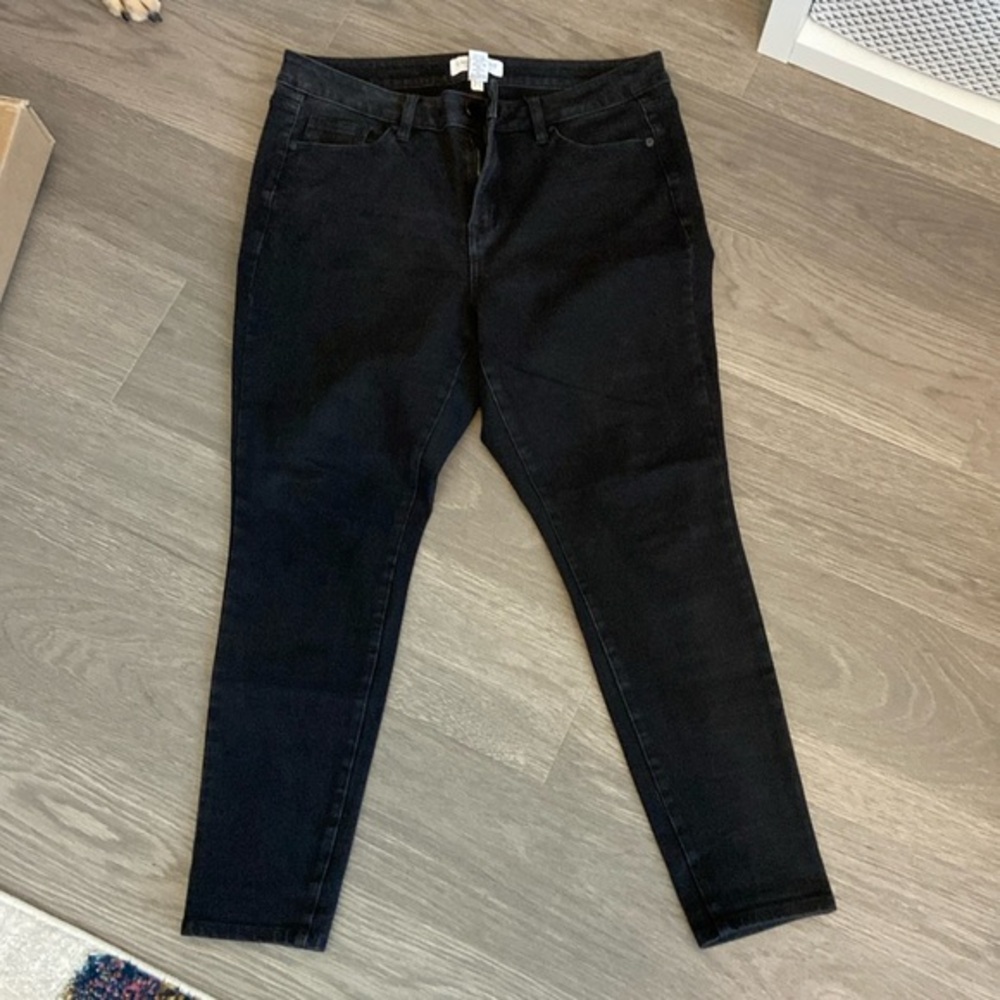 Lane Bryant Black Skinny Jeans